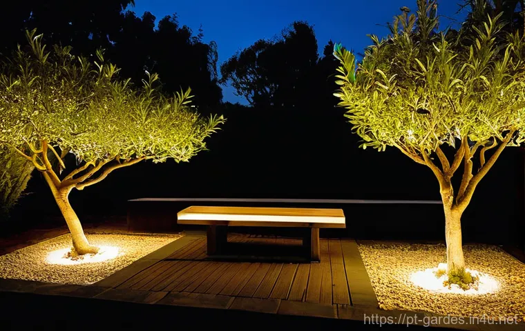 원예디자이너 실기 시험 주의사항 - **Prompt:** A modern, functional, and aesthetically pleasing garden in a Portuguese urban setting, d...