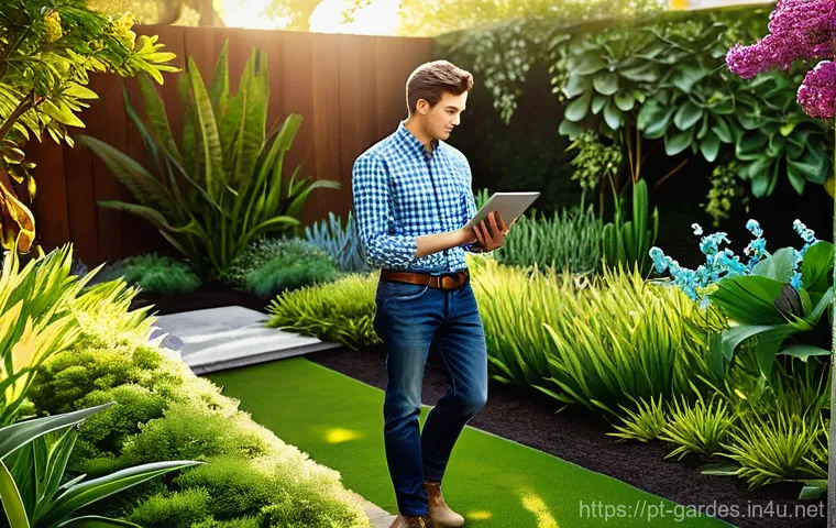 원예디자이너 취업 및 이직 성공 사례 - **Prompt 1: The Visionary Garden Designer**
"A young, inspired garden designer, appearing to be ...